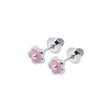 C'est une jolie boucle d'oreille à vis à l'arrière.