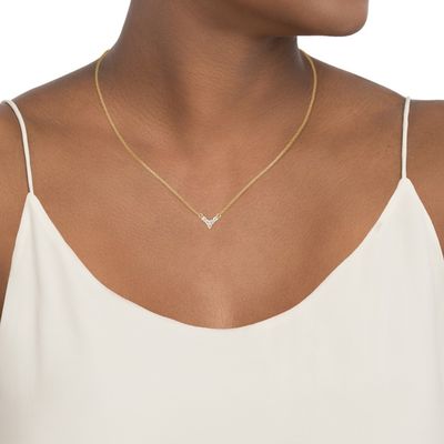 Collier en argent de 925 sterling en or plaqué en 18 carats