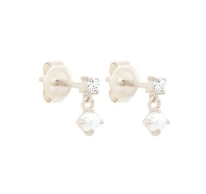 Perles blanches 925 argent sterling perles faites à la main pour femmes