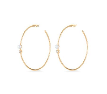Boucles d'oreilles en argent sterling 925 4 mm-4,5 mm Boucles d'oreilles en perles d'eau douce