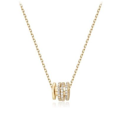 Collier de cercle en or 18K pour femmes