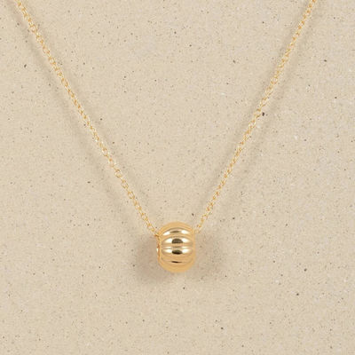 18K plaqué en or anneau personnalisé pendentifs colliers pour femmes 925 Sterling argent
