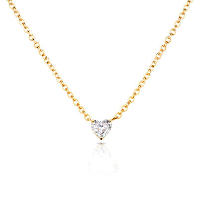 Collier de femme plaqué en or 18K