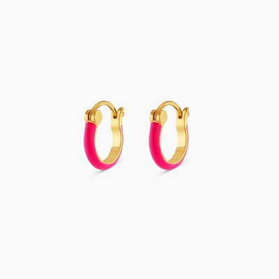 Des boucles d'oreilles en argent de couleur 925 18K en or