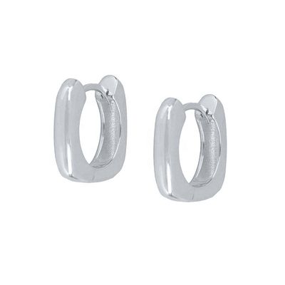 ÉCOUCHES Véritables 18K plaqué en or Boucle Huggie Sterling Argent 925 bijoux pour femmes filles