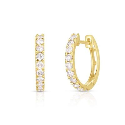 Type de bijoux Boucles d'oreilles 18K plaqué en or CZ Boucle de couchage pour femmes 925 Sterling Silver