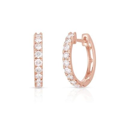 Type de bijoux Boucles d'oreilles 18K plaqué en or CZ Boucle de couchage pour femmes 925 Sterling Silver