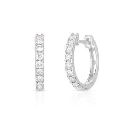 Type de bijoux Boucles d'oreilles 18K plaqué en or CZ Boucle de couchage pour femmes 925 Sterling Silver