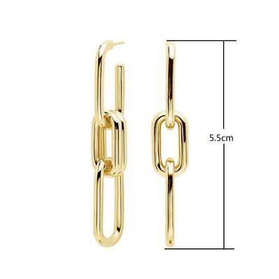 Des boucles d'oreilles en argent plaqué en or et en argent personnalisé