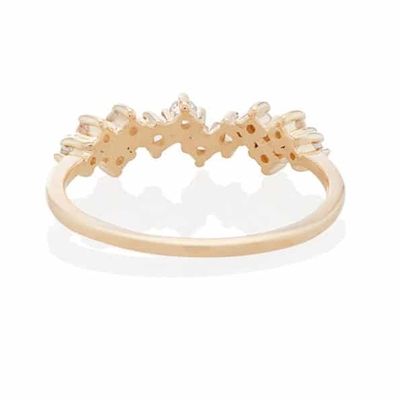 925 bijoux en argent sterling mini claire CZ bagues pour femmes
