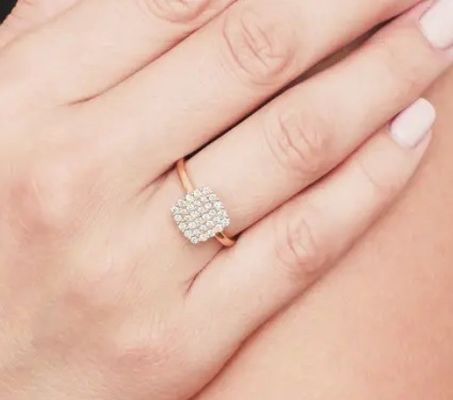 2024 Anneaux Brésilien Pave Blanc CZ Anneaux en argent pour bijoux de qualité