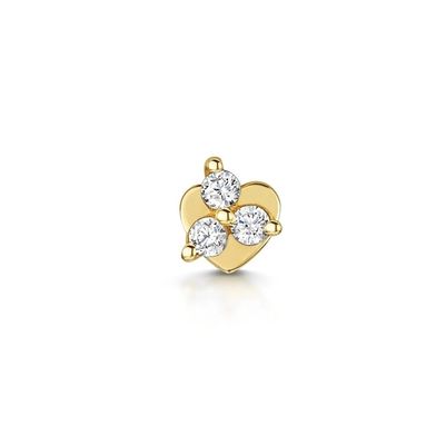 OEM Constella Boucles d'oreilles en or blanc 925 18 carats Boucles d'oreilles en or blanc