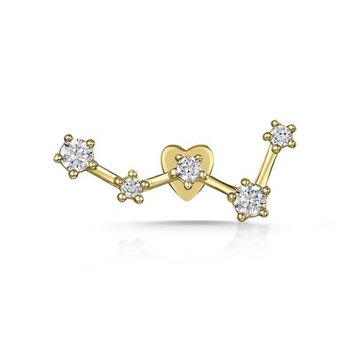 OEM Constella Boucles d'oreilles en or blanc 925 18 carats Boucles d'oreilles en or blanc
