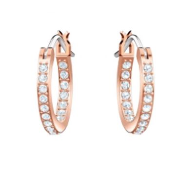 Des boucles d'oreilles élégantes bleu blanc cz 925 argent sterling boucles d'oreilles pour femmes