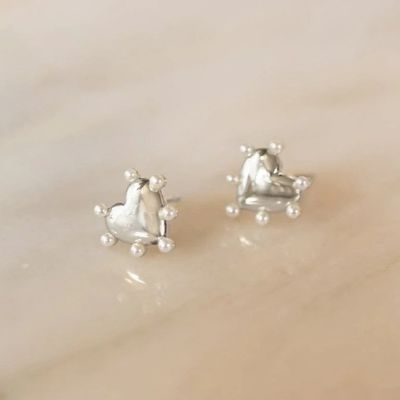 Des boucles d'oreilles en forme de cœur Des boucles d'oreilles en forme de cœur Des boucles d'oreilles en forme de cœur Des boucles d'oreilles en forme de cœur Des boucles d'oreilles en 925 Sterling Silver 14K Gold Pour les filles