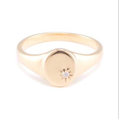 Anneau de signet en or de 18 carats Vermeil au tournesol avec un design minoritaire en argent sterling 925
