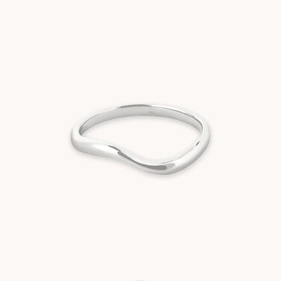Certificat d'appréciation par une tierce partie 925 Sterling Silver Women's Plain Jewelry Band Ring