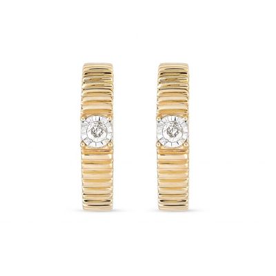 Pour les dames, des boucles d'oreilles en diamant en zirconium cube, en laiton, en coupe ronde et brillante.