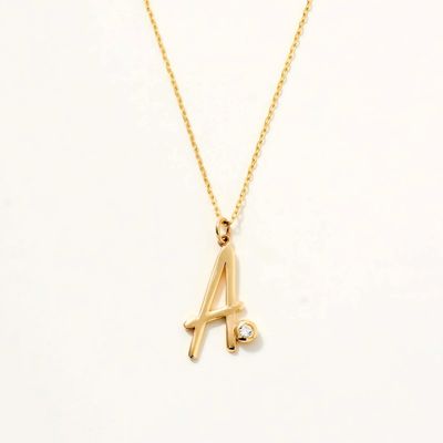 Un collier personnalisé en argent sterling