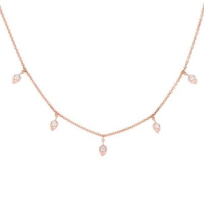 Chaîne dorée de 18 carats 925 Sterling Silver Collier fin pour femmes