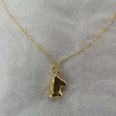 Vénus Femininité 18K or plaqué 925 Sterling argent rempli pendentif collier pour la fête