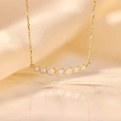 Colliers de tennis en argent sterling 925 minimaliste pour femmes Colliers empilables à plusieurs couches