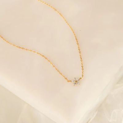 Collier OEM / ODM en argent sterling 925 pour femmes sans pierre principale