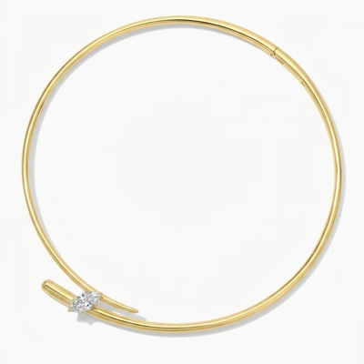 YUNCHENG Nouveau arrivée 18K Choker plaqué en or pour les femmes bijoux de mode